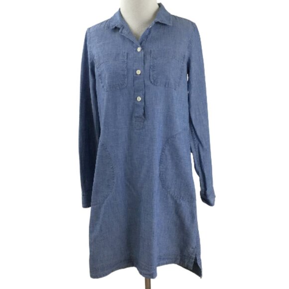 Crewcuts Chambray Dress 14 - Picture 1 of 10